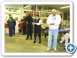 One minute to Win it games - Rubber Bands at Cans, the winner Gene.